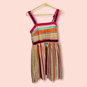 multicolored summer dress